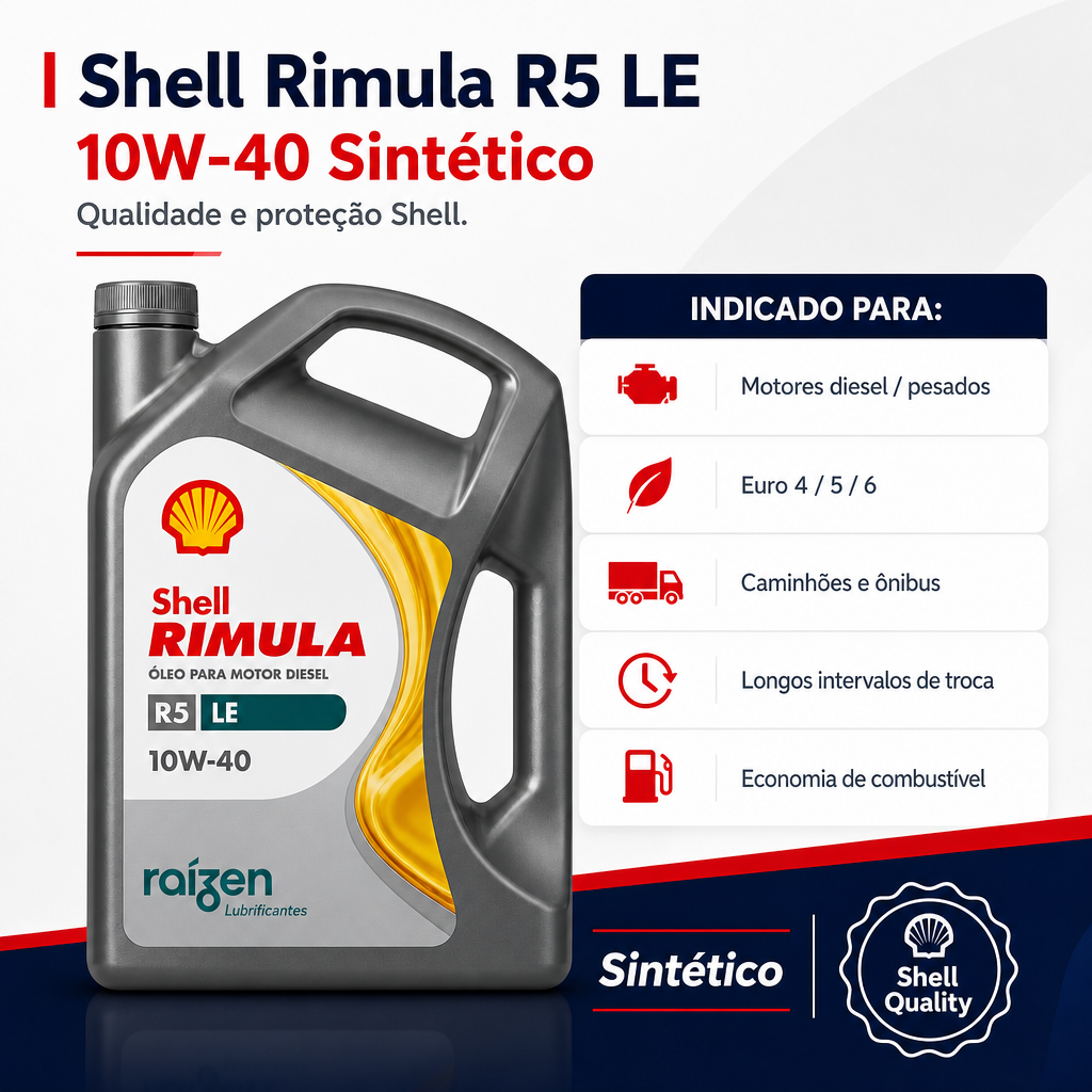 Card shell-rimula-r5-le-10w-40