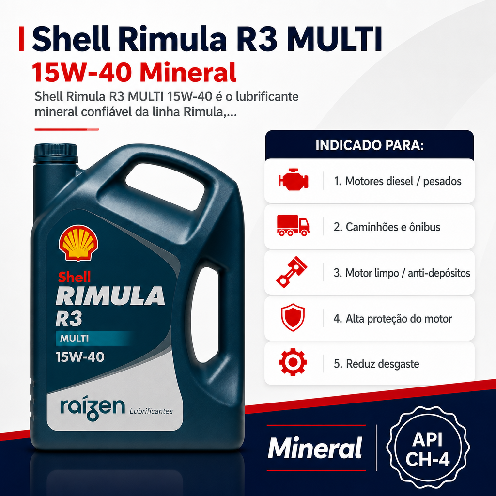 Card shell-rimula-r3-multi-15w-40